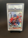 Mike Matheson Signed 2023 UD Silver Foil #344 PSA/DNA Autographed