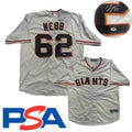 Logan Webb Signed Jersey PSA/DNA San Francisco Giants Autographed SF