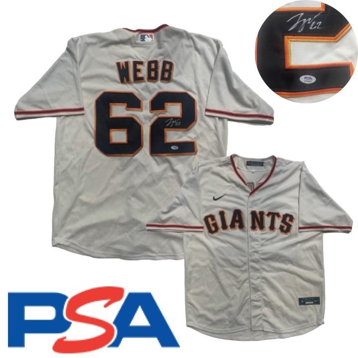 Logan Webb Signed Jersey PSA/DNA San Francisco Giants Autographed SF