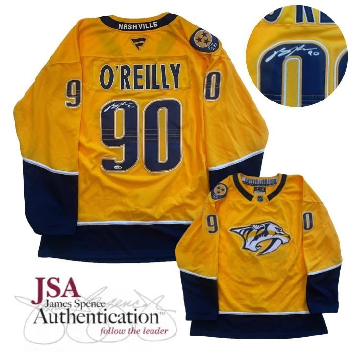Ryan O'Reilly Signed Nashville Predators Jersey JSA COA Autographed