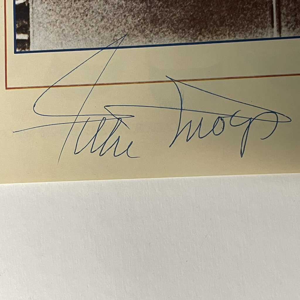 Willie Mays Signed The Catch Magazine Cutout 11x17 PSA/DNA Autographed Giants