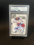 Mika Zibanejad Signed 2022 UD Ovation Hockey PSA/DNA #32 Autographed NY Rangers