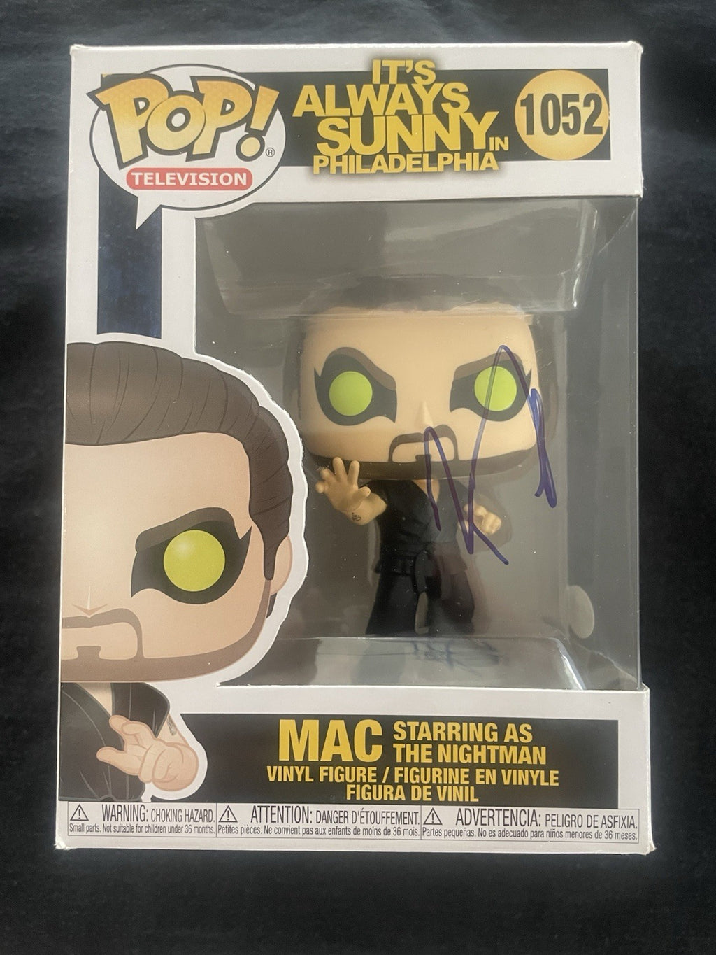 Rob McElhenney Signed Mac Funko POP JSA COA Autographed Always Sunny #1052
