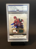 Conor Garland Signed 2021 UD Artifacts PSA Patch Auto 10 #77 Autographed /249