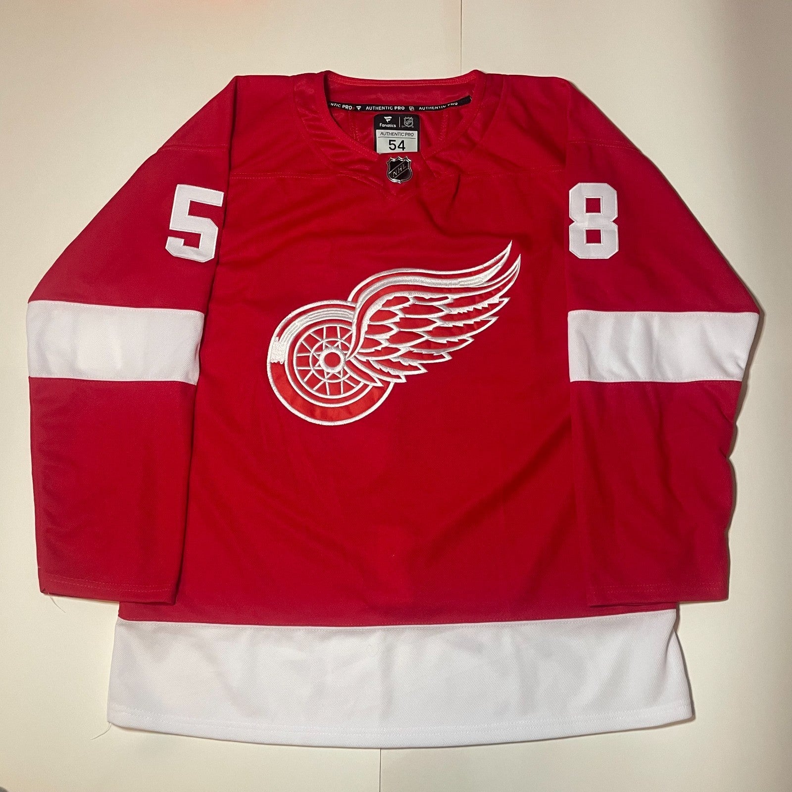Emmitt Finnie Signed Jersey PSA/DNA Autographed Detroit Red Wings