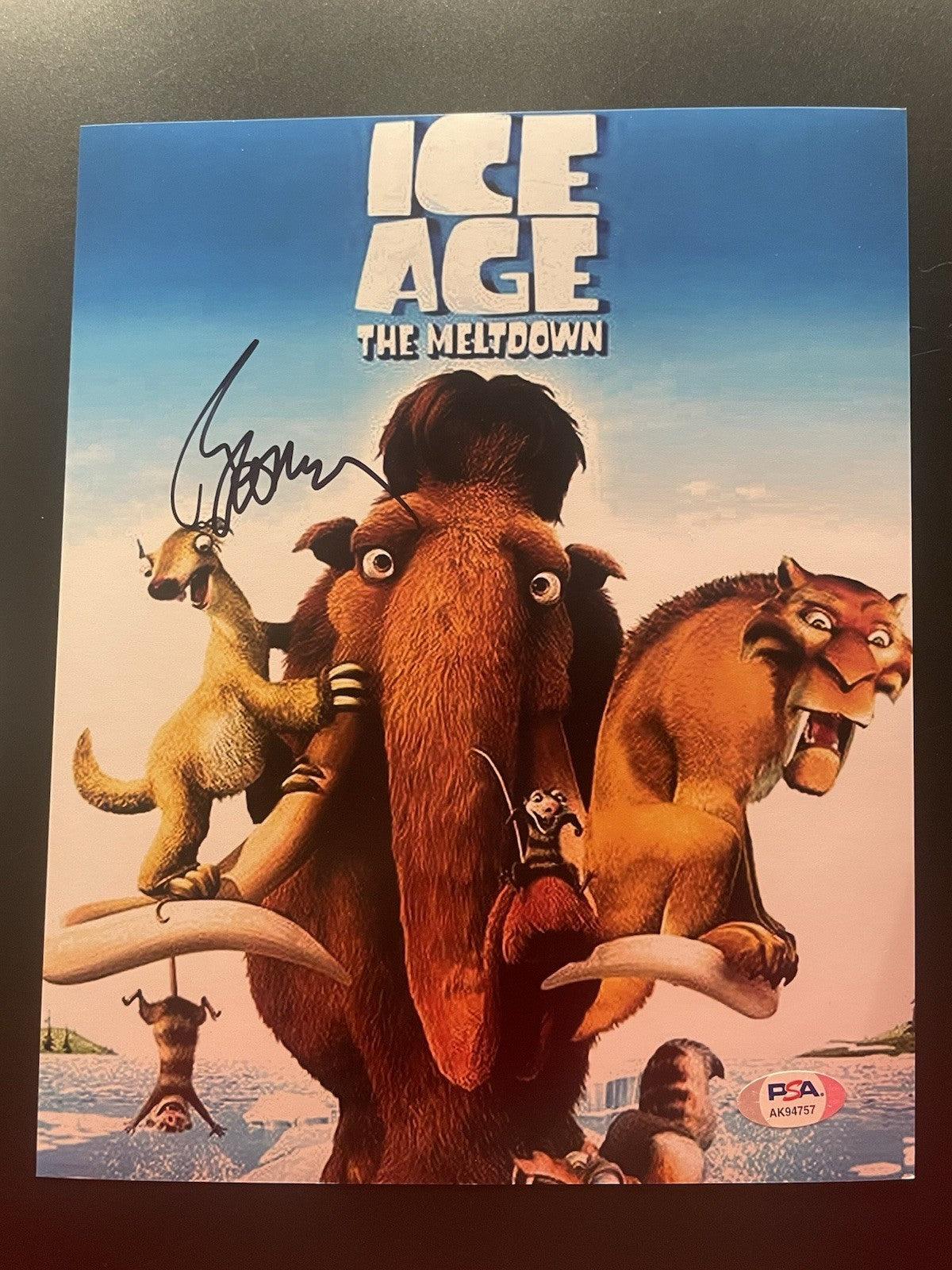 Ray Romano Signed Ice Age Manny The Mammoth 8x10 Photo PSA/DNA COA Autographed
