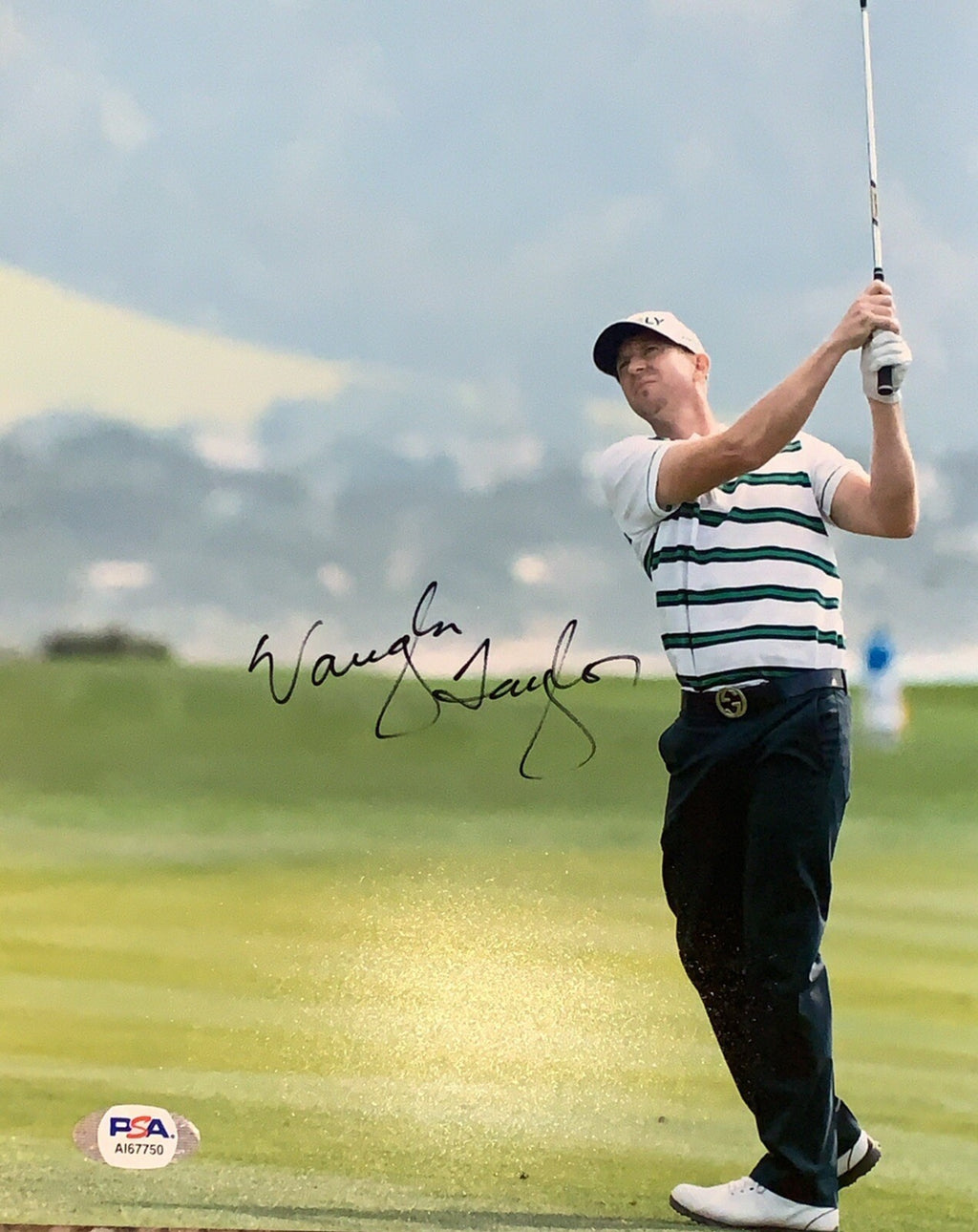 Vaughn Taylor Signed 8x10 Photo PSA/DNA PGA Gucci Autographed