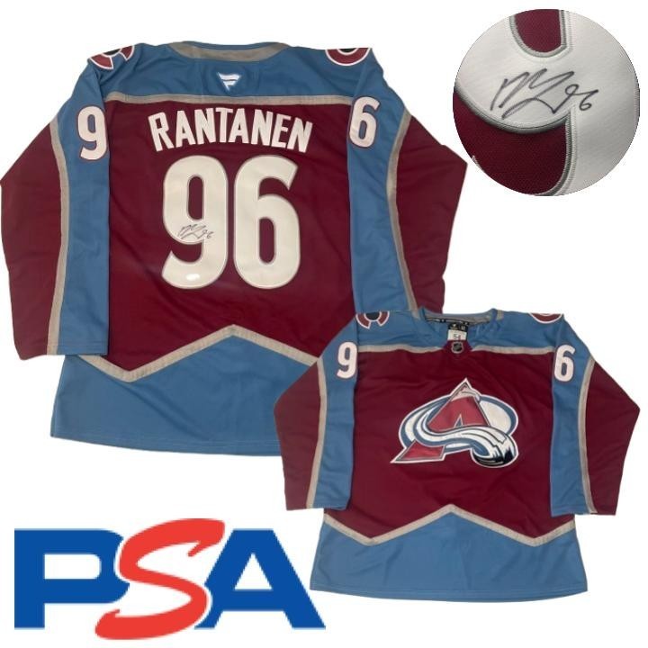 Mikko Rantanen Signed Jersey PSA/DNA Autographed Colorado Avalanche