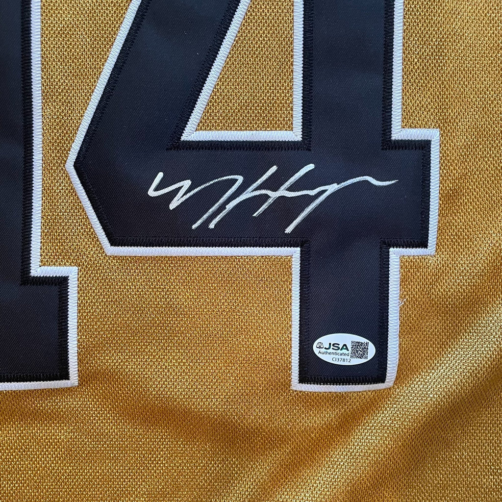 Nicolas Hague Signed Jersey JSA COA Vegas Golden Knights Autographed