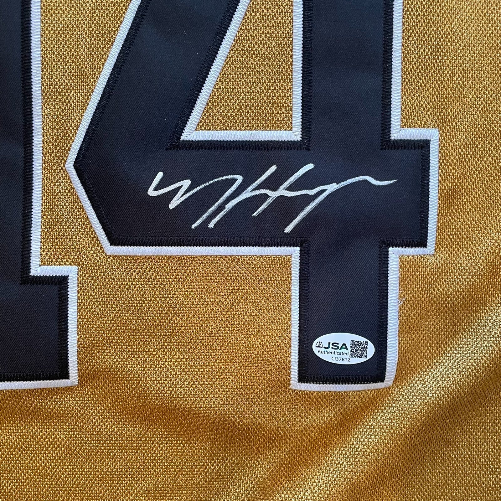 Nicolas Hague Signed Jersey JSA COA Vegas Golden Knights Autographed
