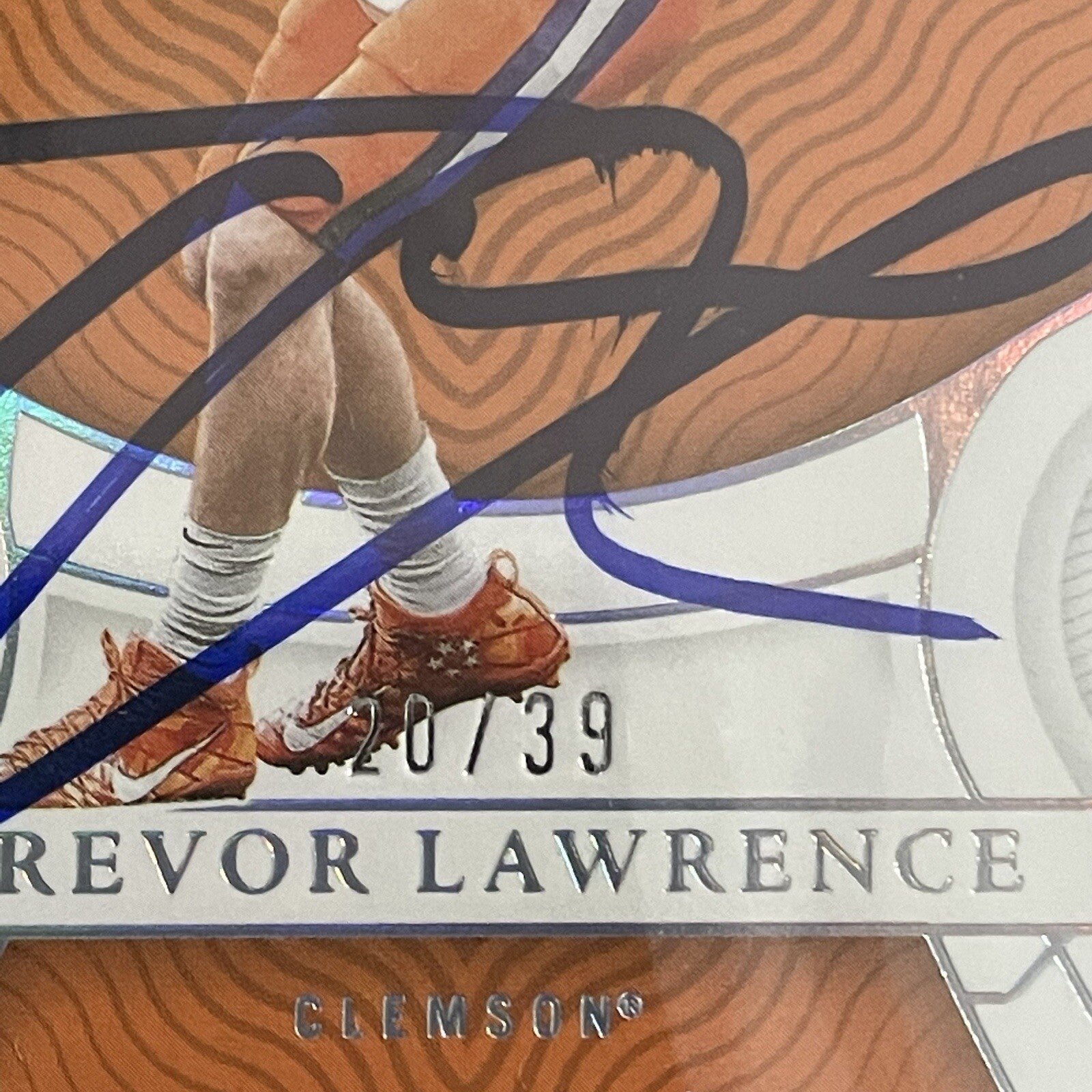 Trevor Lawrence Signed 2022 Panini National Treasures NT #38 PSA/DNA Autographed