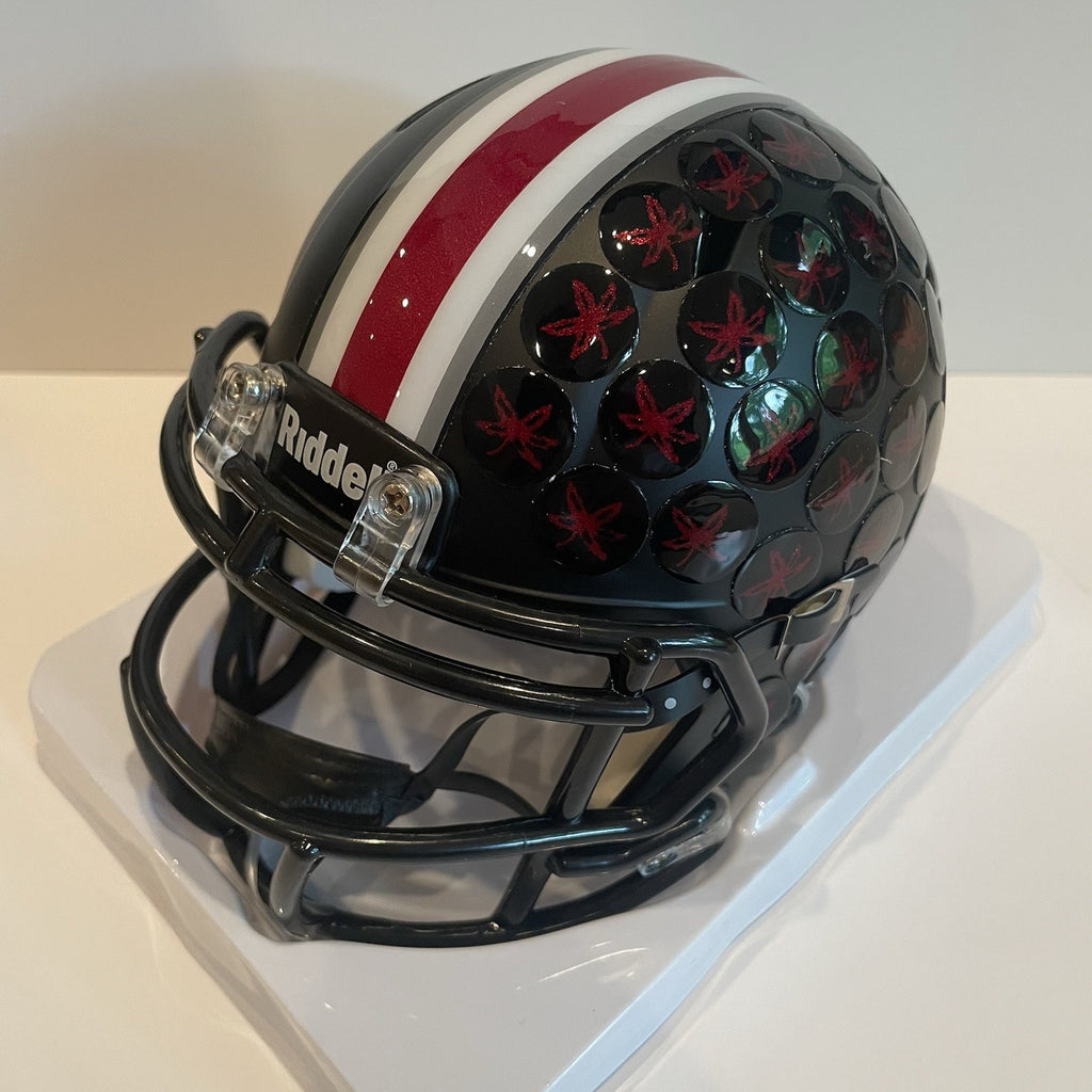 Orlando Pace Signed Ohio State Mini Helmet Beckett Witness Inscribed CHOF Auto
