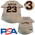 Tony Vitello Signed Jersey PSA/DNA San Francisco Giants Autographed SF