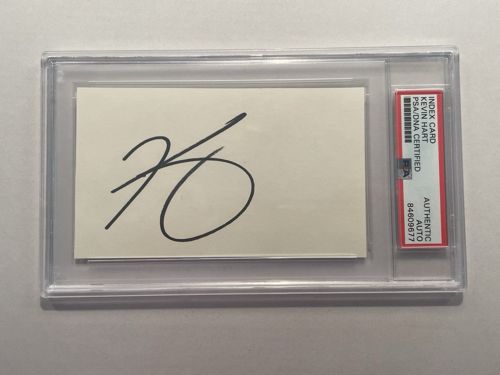 Kevin Hart Signed Index Card PSA/DNA Comedian Actor Autographed