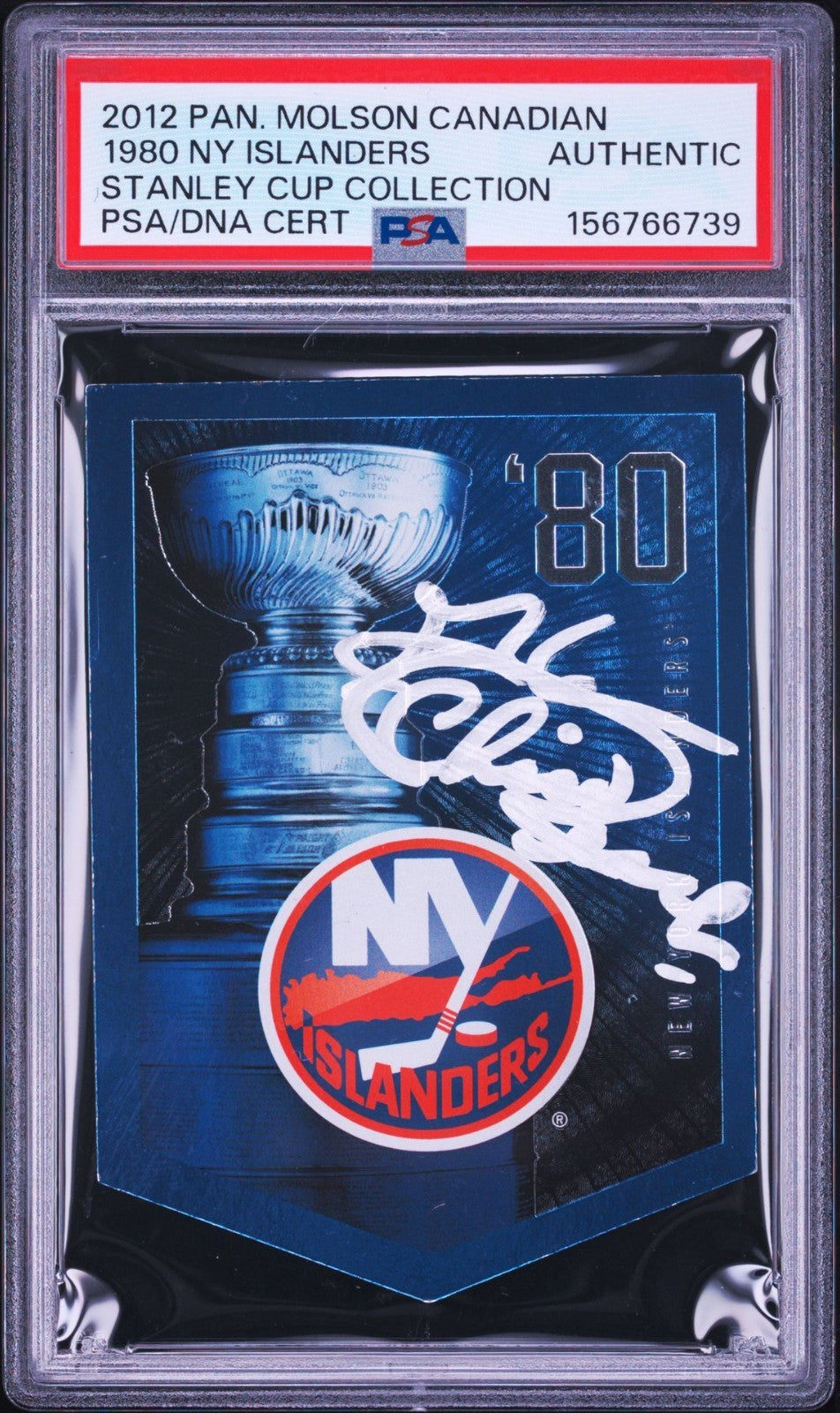Glenn Chico Resch Signed 2012 Panini Molson Stanley Cup PSA Auto Autographed