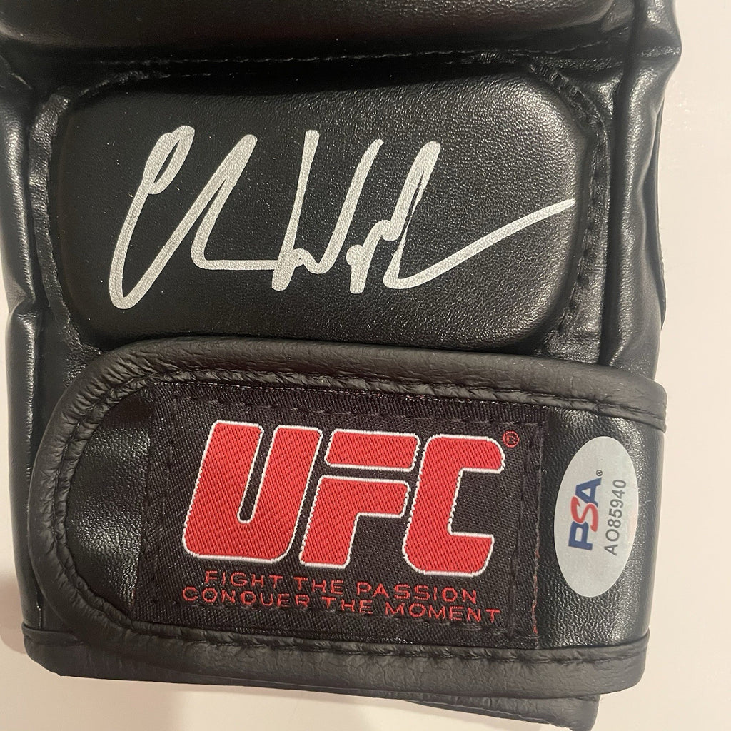 Chris Weidman Signed UFC Fight Glove PSA/DNA Autographed