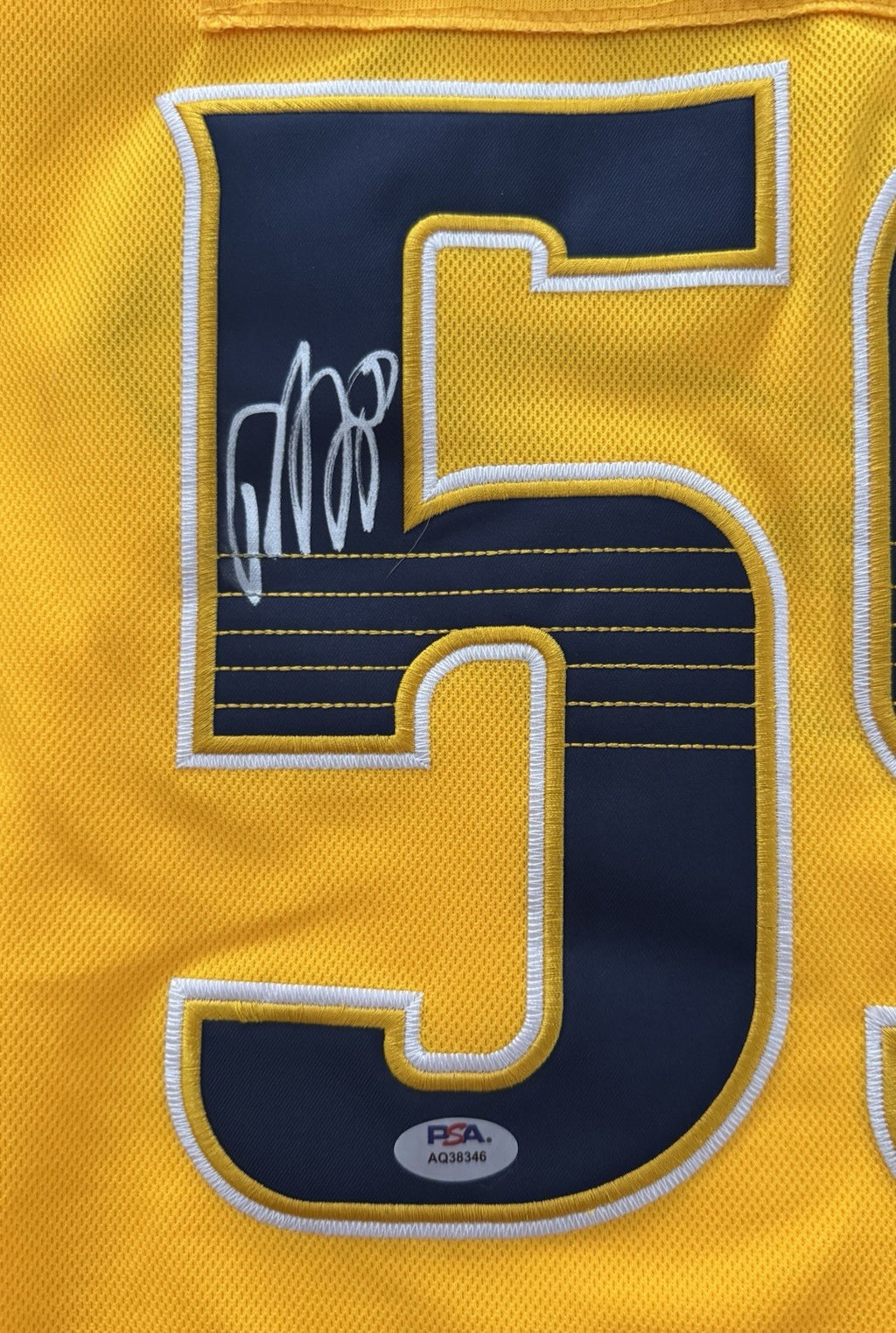 Roman Josi Signed Jersey PSA/DNA Autographed Nashville Predators