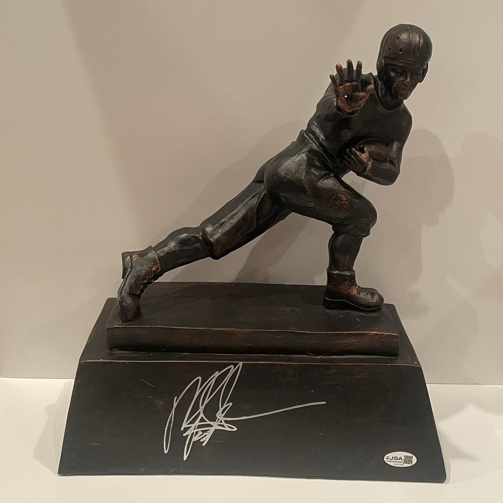 Mark Ingram Signed Heisman Trophy Replica Football JSA COA Autographed Bama