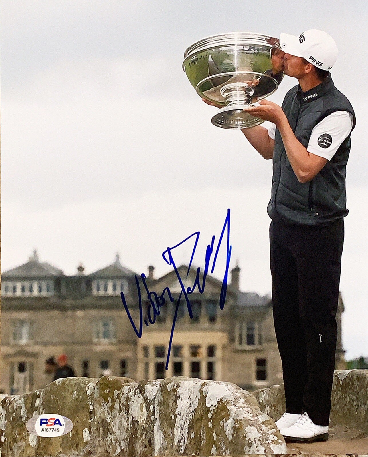 Victor Perez Signed 8x10 Photo PSA/DNA PGA Autographed