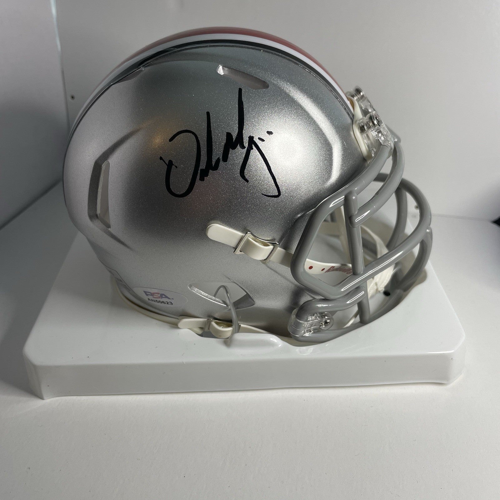 Urban Meyer Signed Ohio State Mini Helmet PSA/DNA Autographed OSU