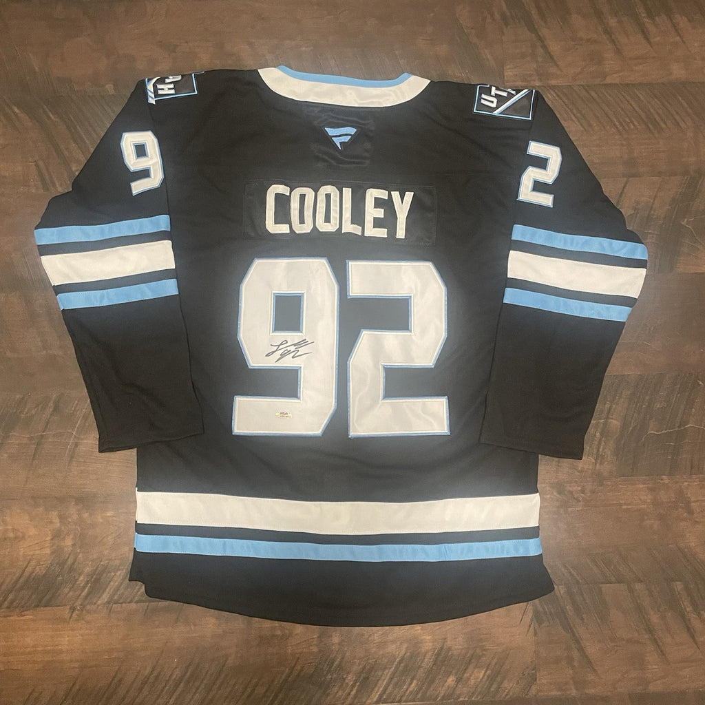 Logan Cooley Signed Jersey PSA/DNA Autographed Utah Mammoth