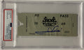 Mario Andretti Signed 1969 Pit Pass PSA/DNA Autographed Indy 500 Winner Legend