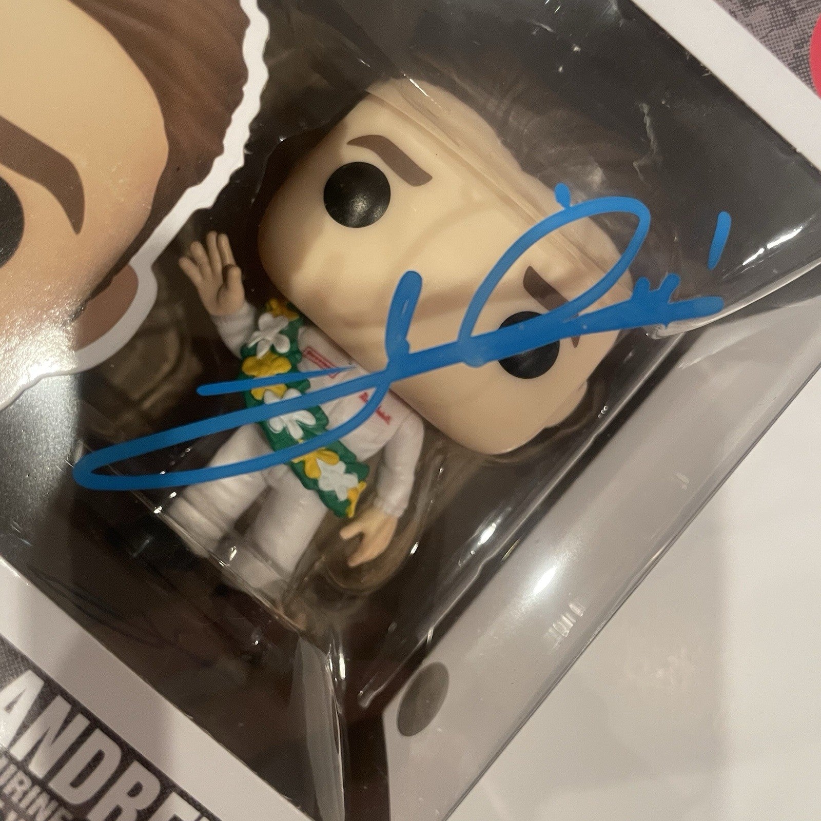 Mario Andretti Signed Funko POP JSA COA Autographed Racing