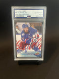 Mika Zibanejad Signed 2016 UD Canvas PSA/DNA #C177 Autographed New York Rangers