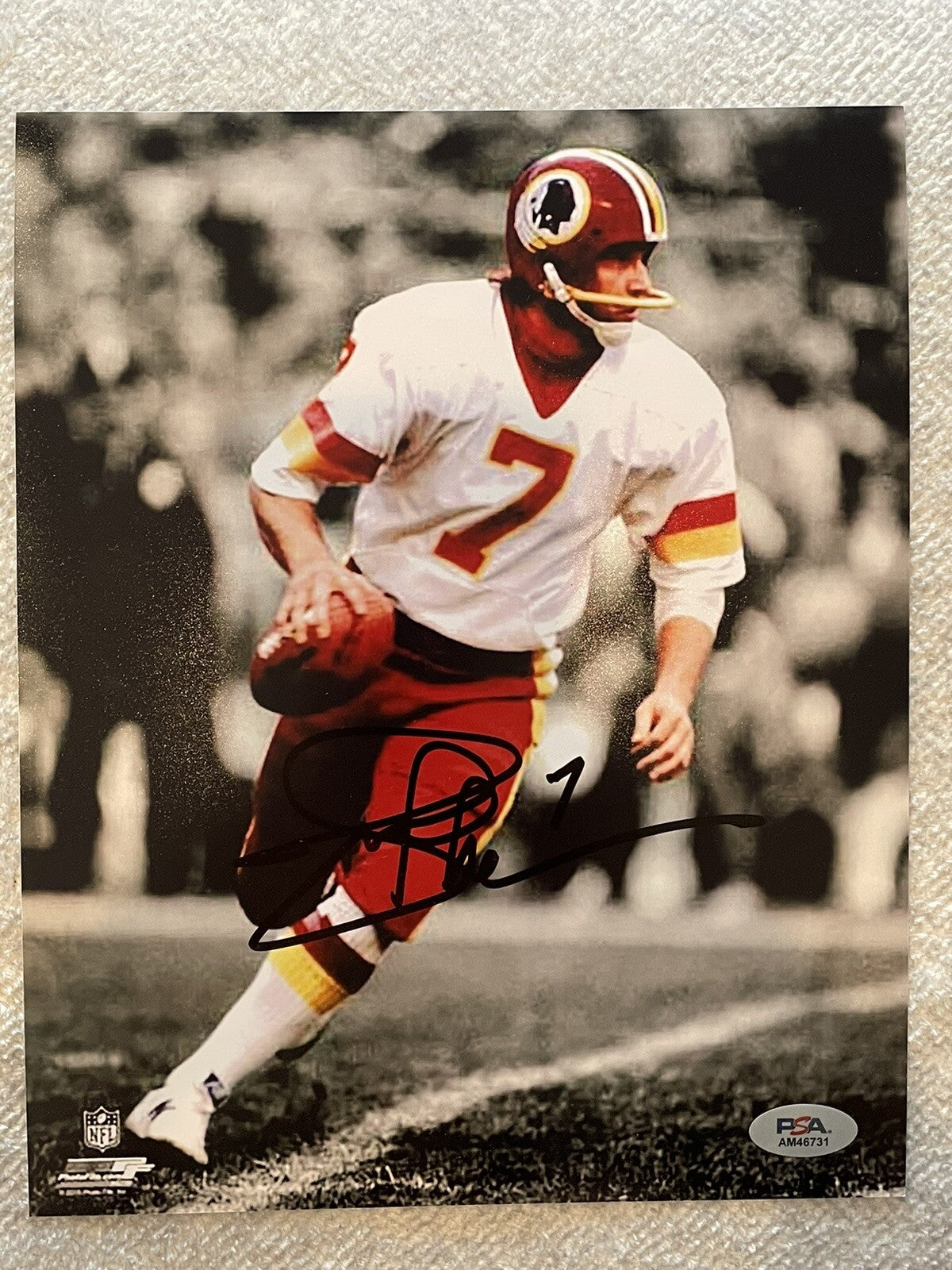 Joe Theismann Signed 8x10 Photo PSA/DNA Autographed Commanders