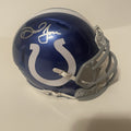 Daniel Jones Signed Colts Alt Mini Helmet Fanatics COA Autographed