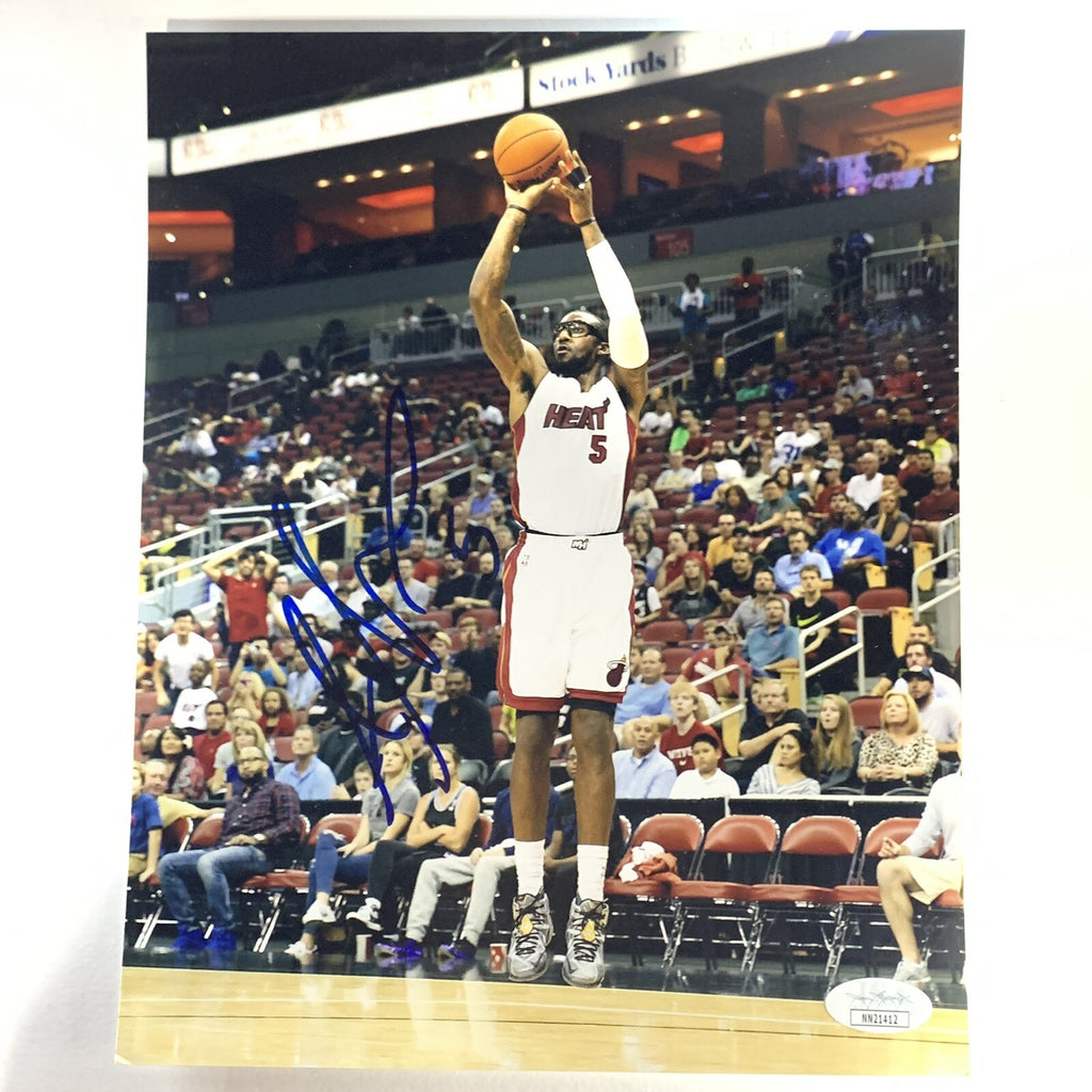 Amar'e Amare Stoudemire Signed 8x10 Photo JSA MIA Heat Autographed Sticker Only