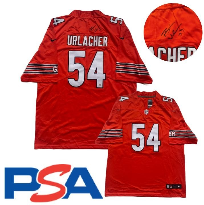 Brian Urlacher Signed Jersey PSA/DNA COA Chicago Bears Autographed