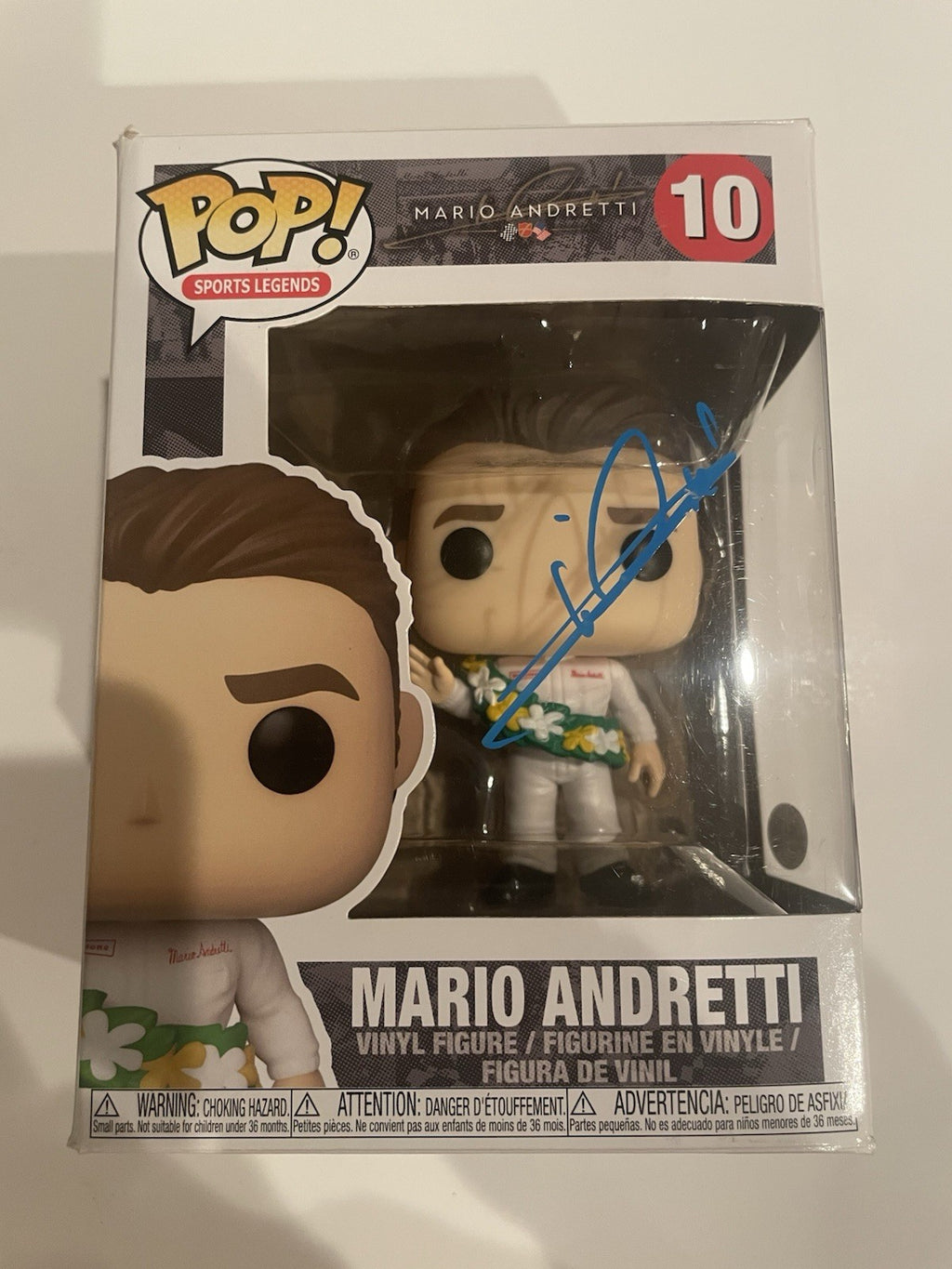 Mario Andretti Signed Funko POP JSA COA Autographed Racing