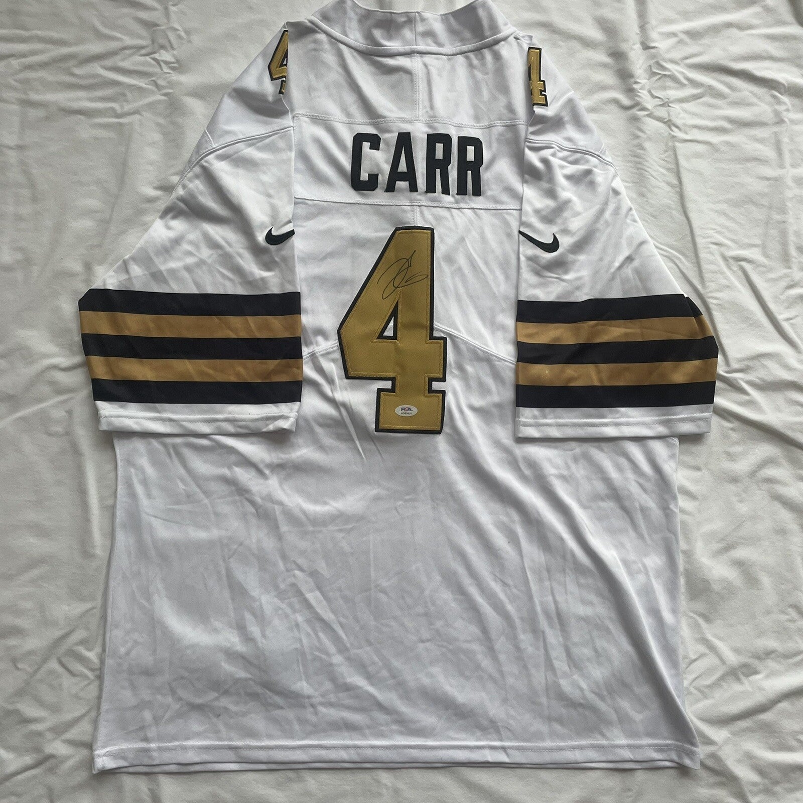 Derek Carr Signed Jersey PSA/DNA New Orleans Saints Autographed