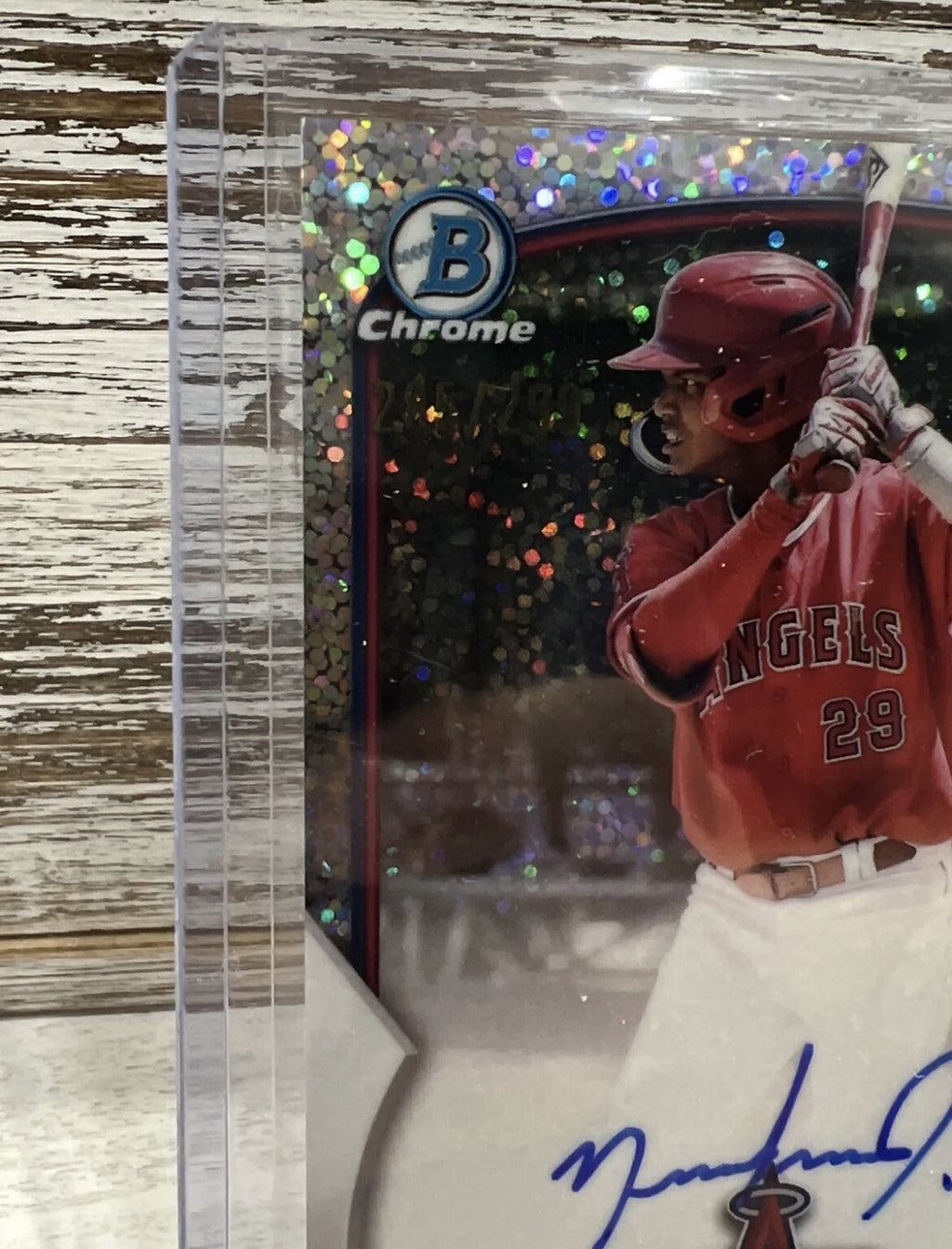 2023 Bowman Chrome NELSON RADA Speckle AUTO #d/299 1st Prospect Autograph