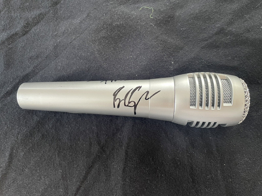 Bruce Buffer Signed Microphone PSA/DNA Inscribed “It’s Time” Autographed