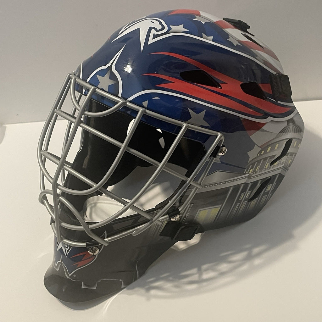 Logan Thompson Signed FS Goalie Mask PSA/DNA Autographed Washington Capitals