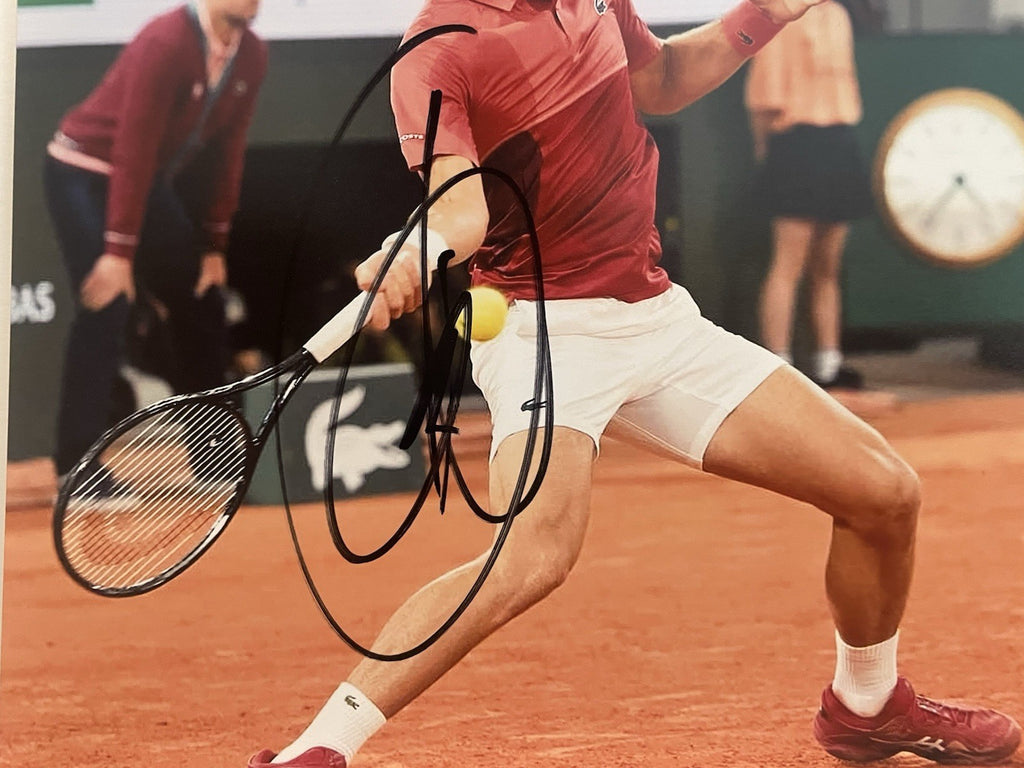 Novak Djokovic Signed 8x10 Photo PSA/DNA Autographed Tennis GOAT
