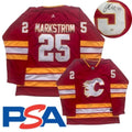 Jacob Markstrom Signed Jersey PSA/DNA Autographed Calgary Flames