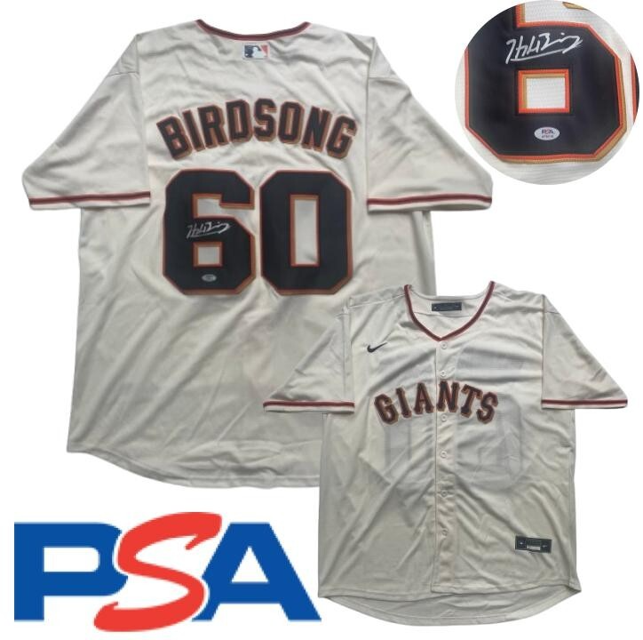 Hayden Birdsong Signed Jersey PSA/DNA San Francisco Giants Autographed
