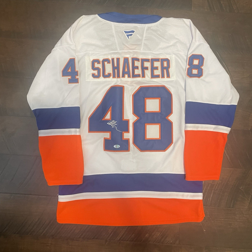 Matthew Schaefer Signed Jersey PSA/DNA Autographed New York Islanders