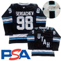 Mikhail Sergachev Signed Jersey PSA/DNA Autographed Utah Mammoth
