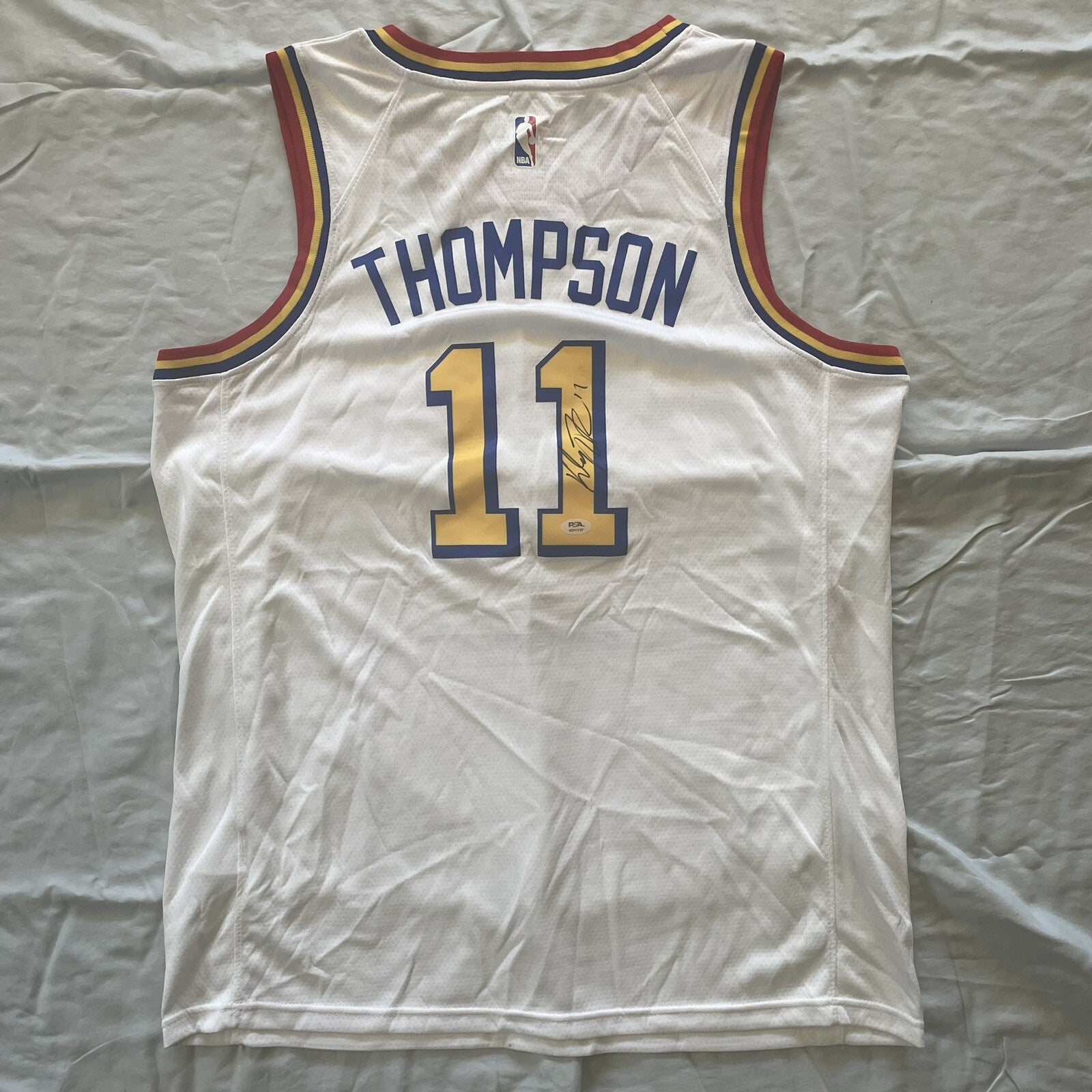 Klay Thompson Signed Jersey PSA/DNA Golden State Warriors Autographed