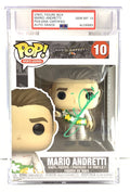 Mario Andretti Signed Funko POP PSA/DNA Auto 10 Encapsulated Autographed Racing