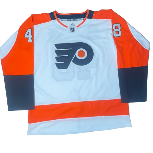 Morgan Frost Signed Jersey PSA/DNA Autographed Philadelphia Flyers