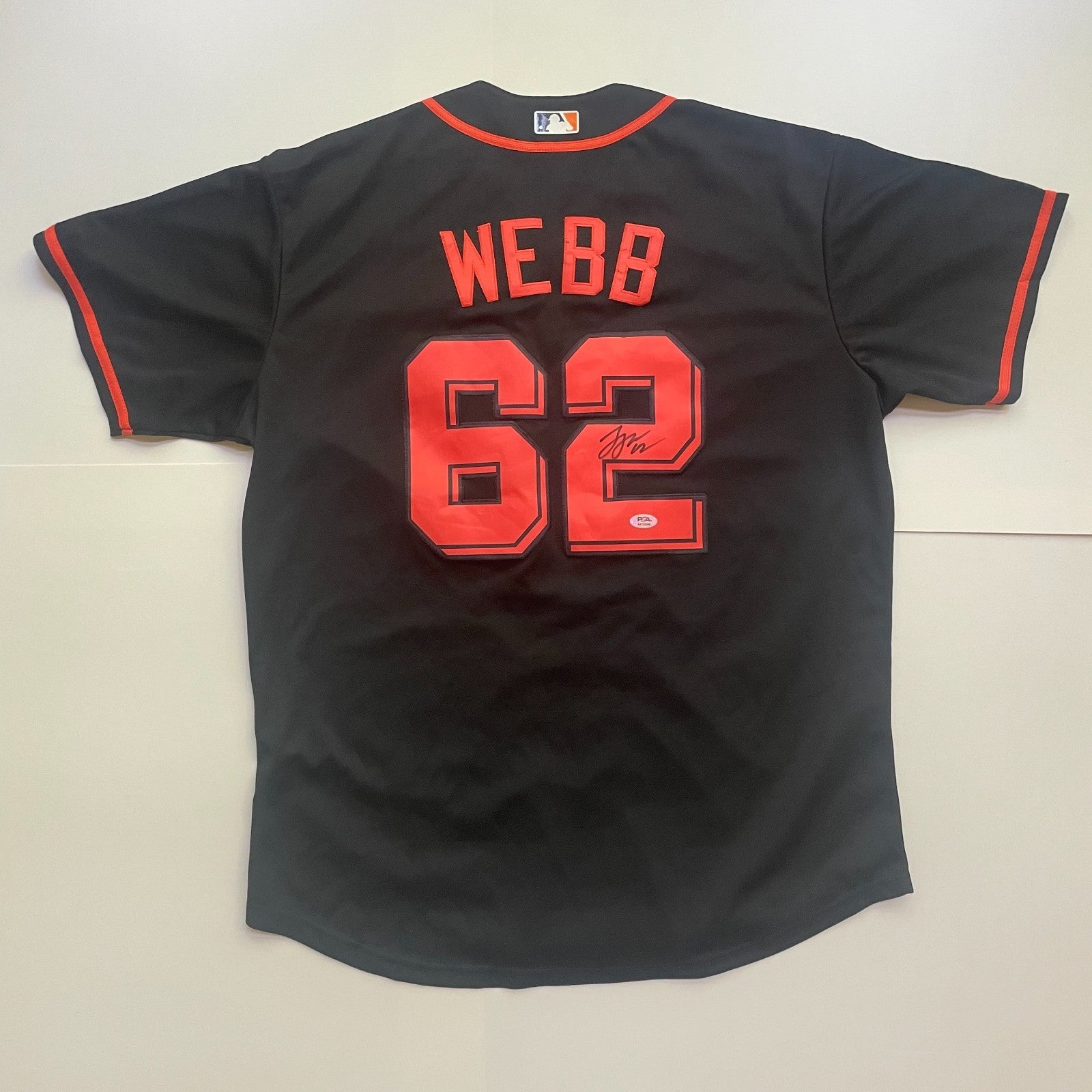 Logan Webb Signed Jersey PSA/DNA San Francisco Giants Autographed SF