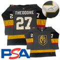 Shea Theodore Signed Jersey PSA/DNA Autographed Las Vegas Golden Knights