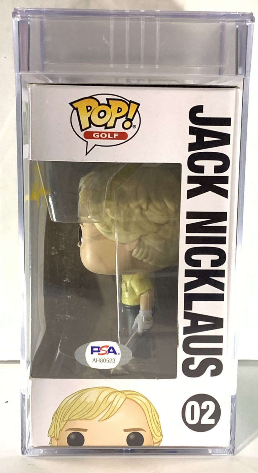 Jack Nicklaus Signed Funko POP! PSA/DNA Letter Encapsulated Autographed Golf