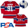 Oliver Kapanen Signed Jersey PSA/DNA Autographed Montreal Canadiens