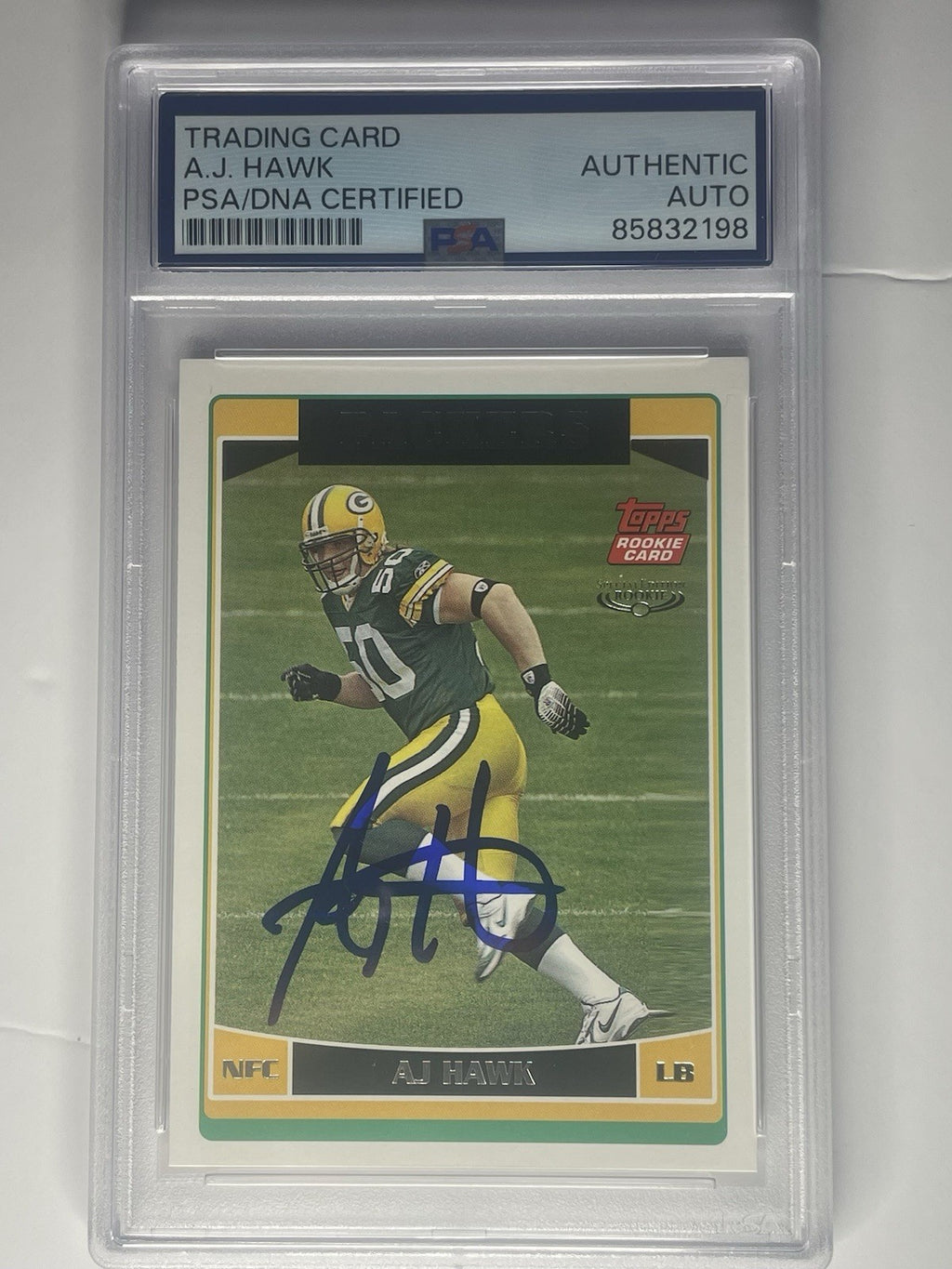 AJ Hawk Signed 2006 Topps Special Edition PSA/DNA Auto Rookie Card RC #360